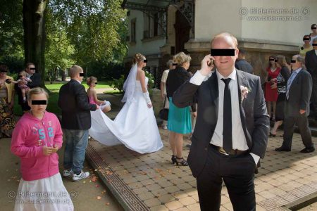 Warten den Hochzeitsfotograf