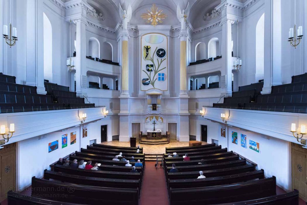 Innenaufnahme Annenkirche Dresden