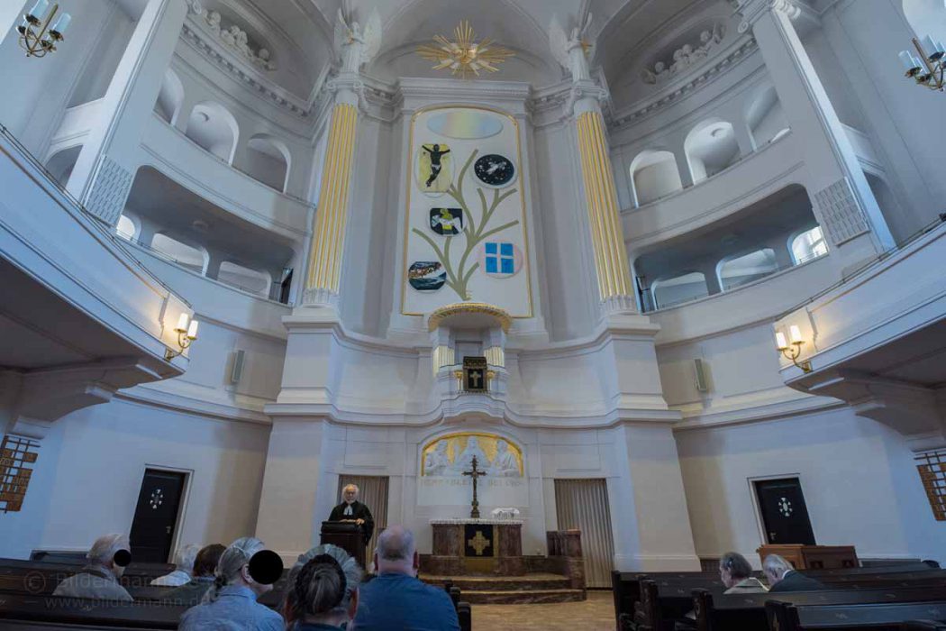 Innenaufnahme Annenkirche Dresden