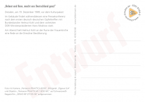 Helmut Kohl am 19. Dezember 1989 in Dresden