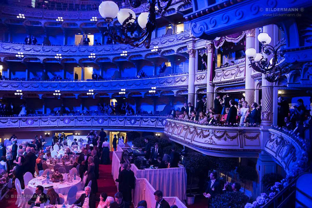 Blick in den Zuschauerraum beim 15. SemperOpernball 2020