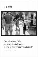 Neujahrskarte 2020 des FotoGrafikers BILDERMANN ® (Dresden)