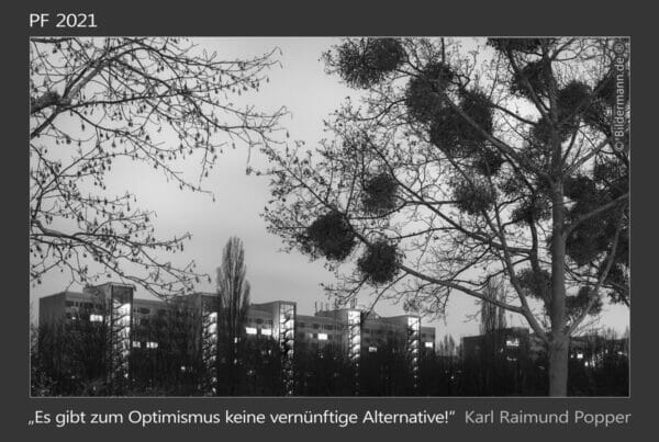 Neujahrskarte 2021 des FotoGrafikers BILDERMANN ® (Dresden)