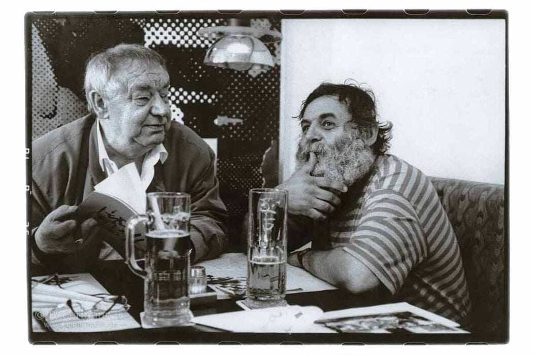 A. R. Penck und Prof. Gerhard Kettner 1992